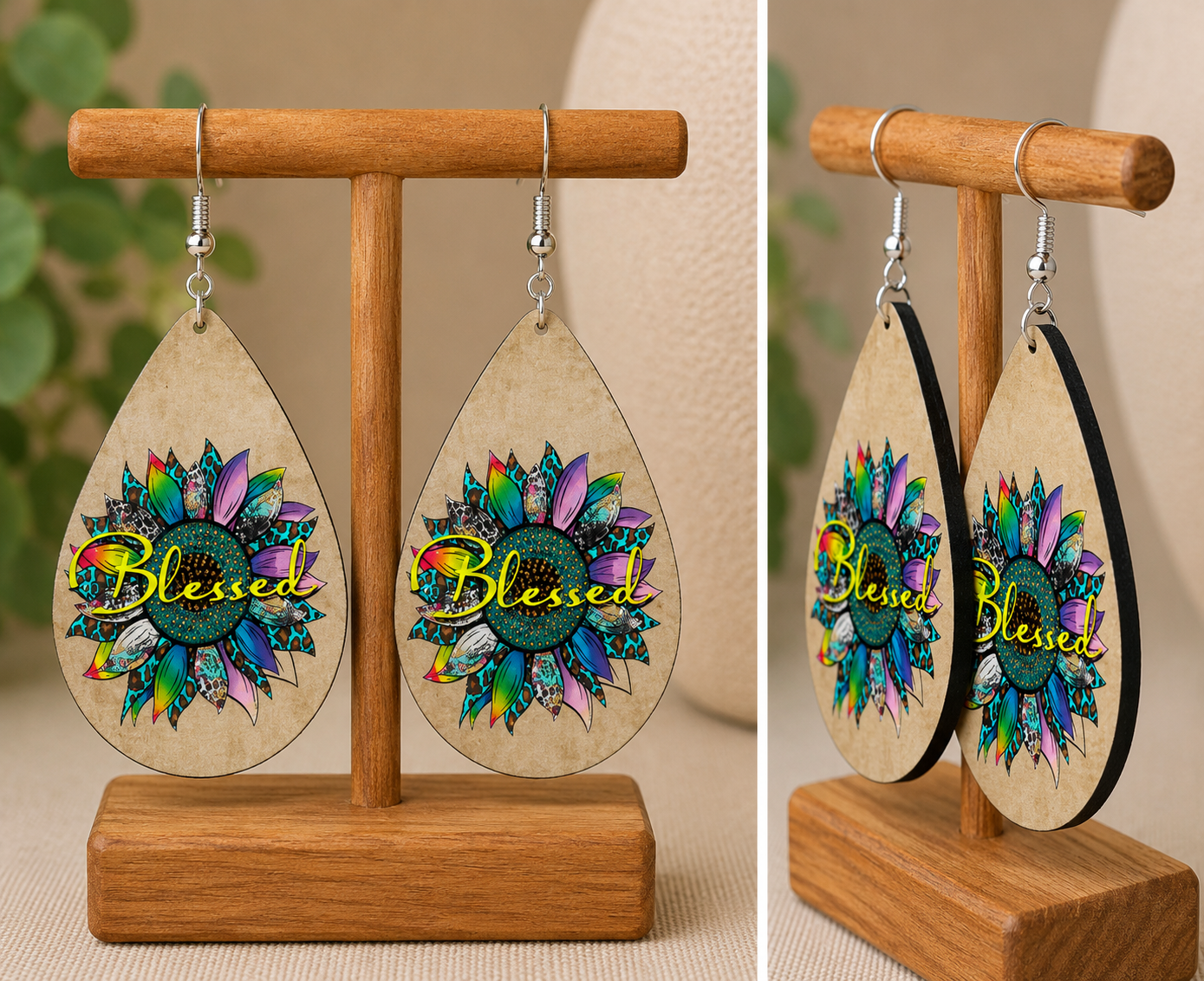 Blessed Teardrop Earrings