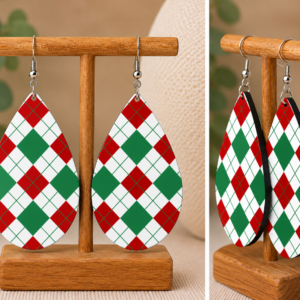 Classic Christmas Teardrop Earrings