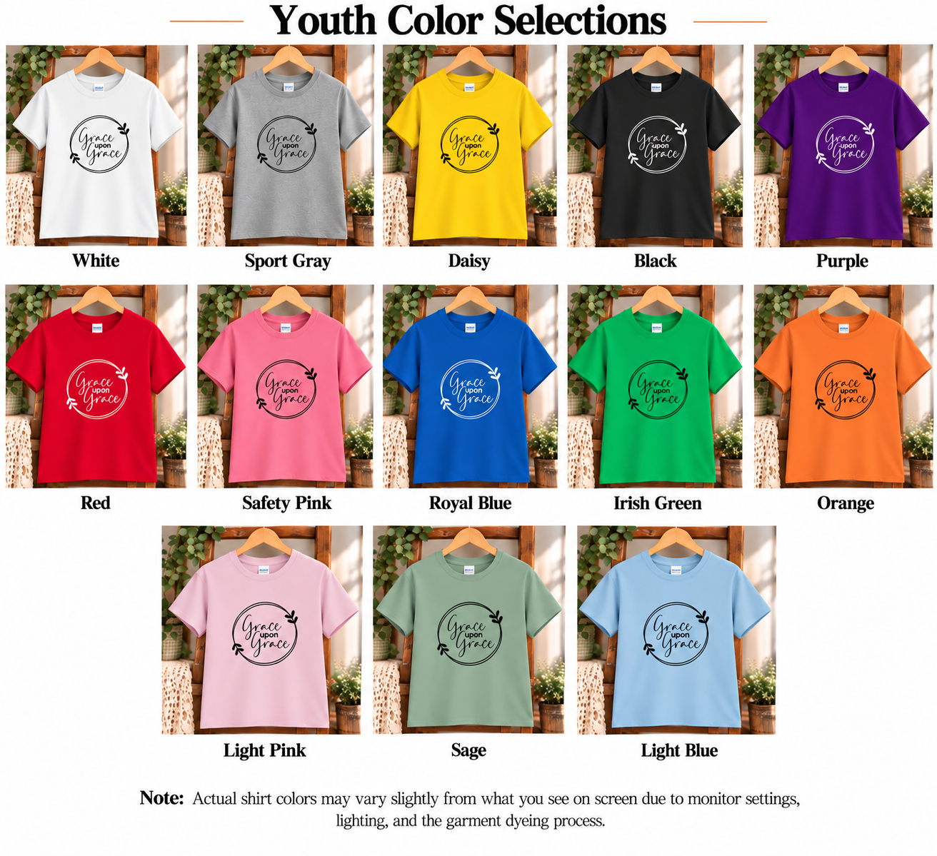 "Grace Upon Grace" T-Shirt - Image 3