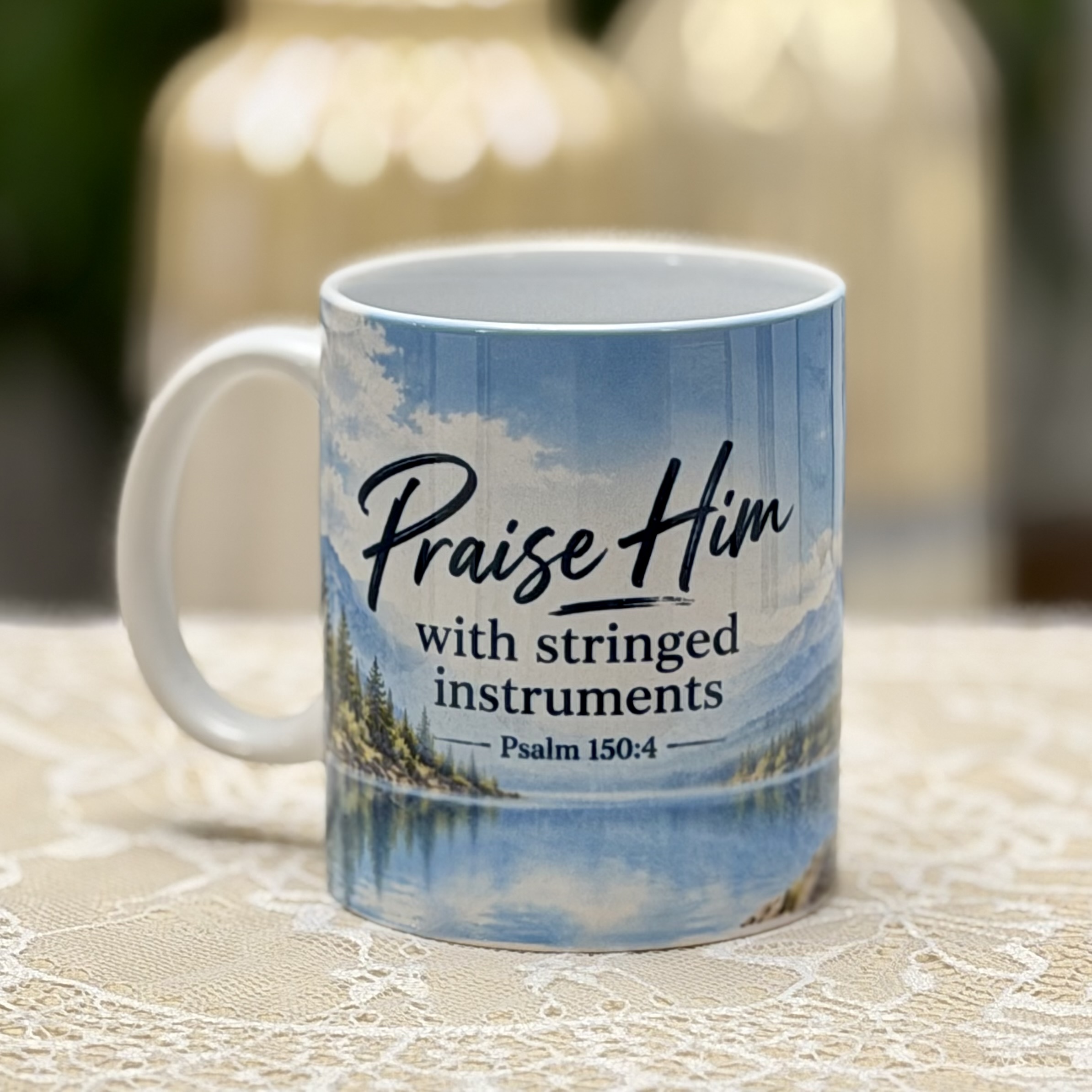 Praise Him With Stringed Instruments Mug