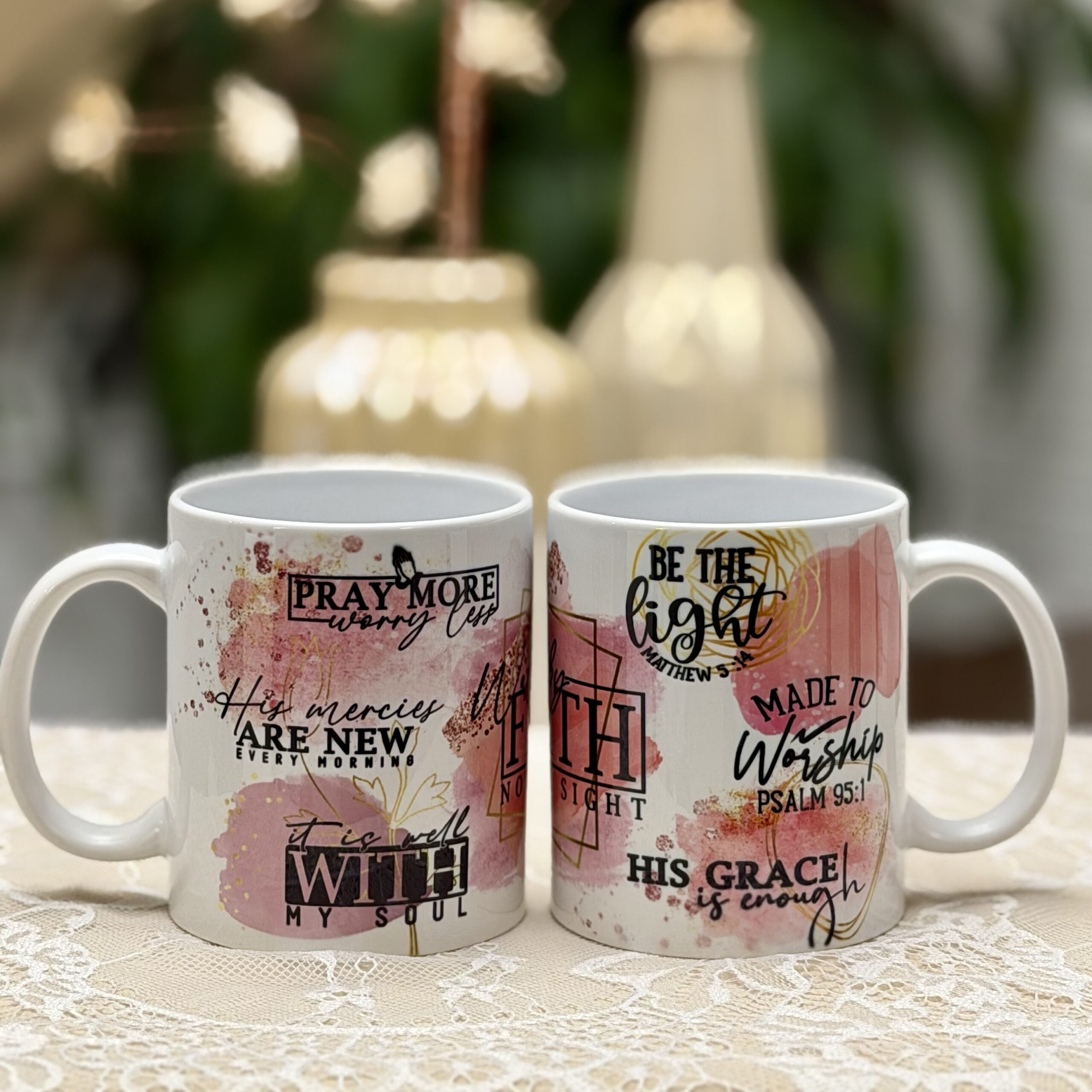 Walk By Faith, Not By Sight Mug - Image 4