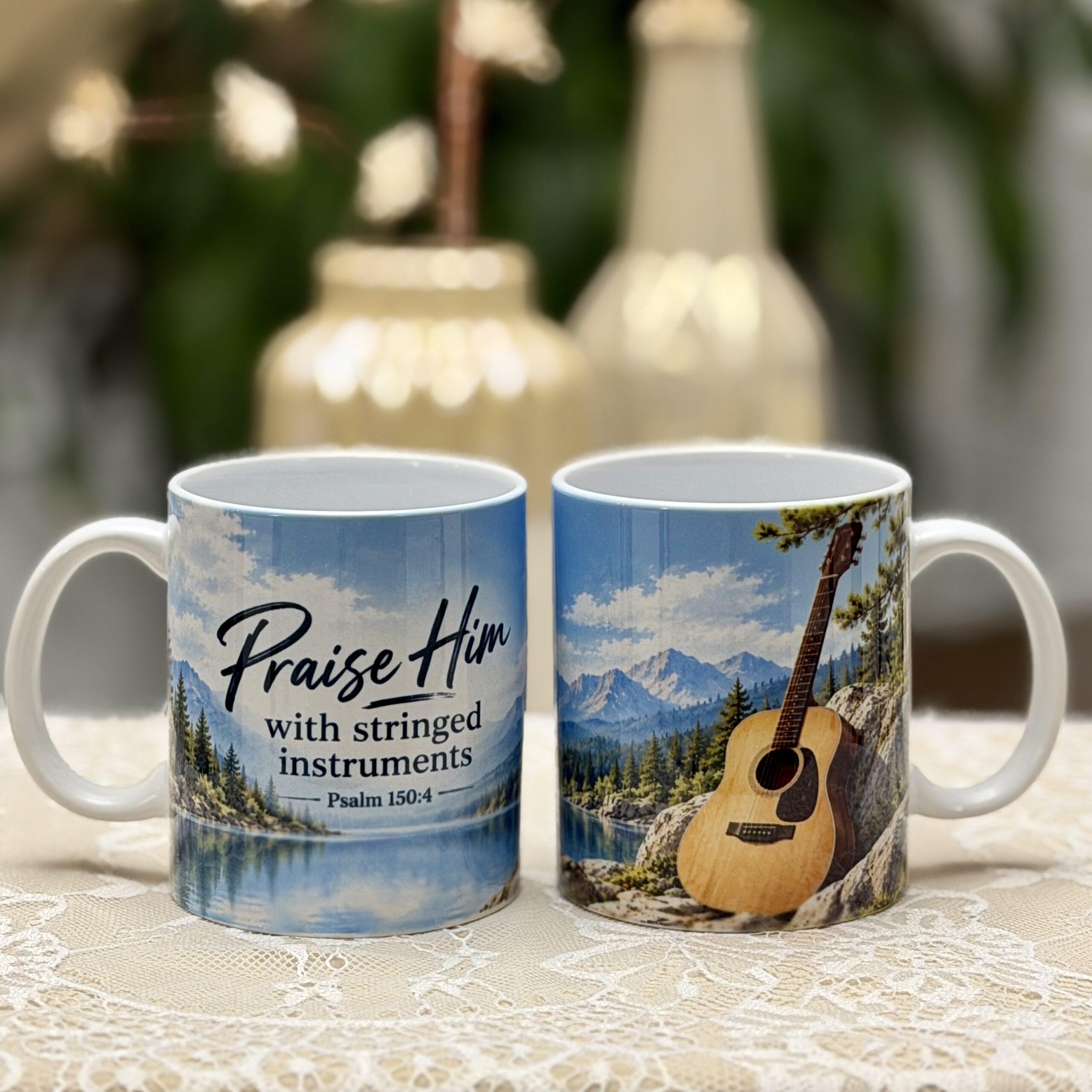 Praise Him With Stringed Instruments Mug - Image 4