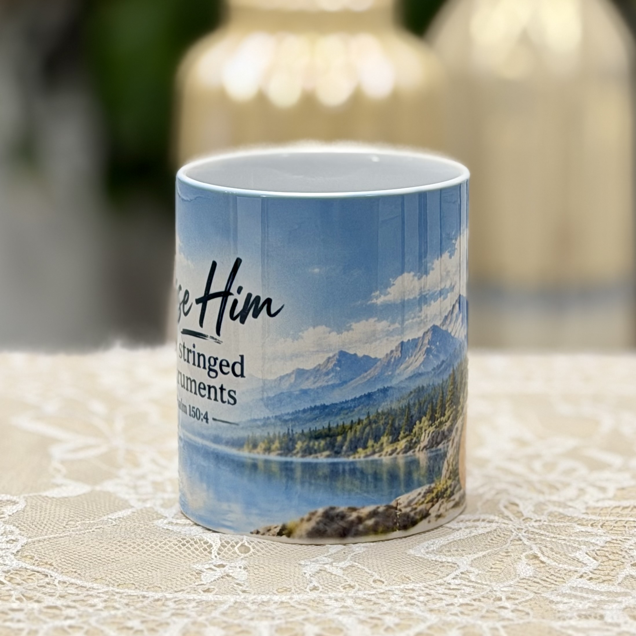 Praise Him With Stringed Instruments Mug - Image 2
