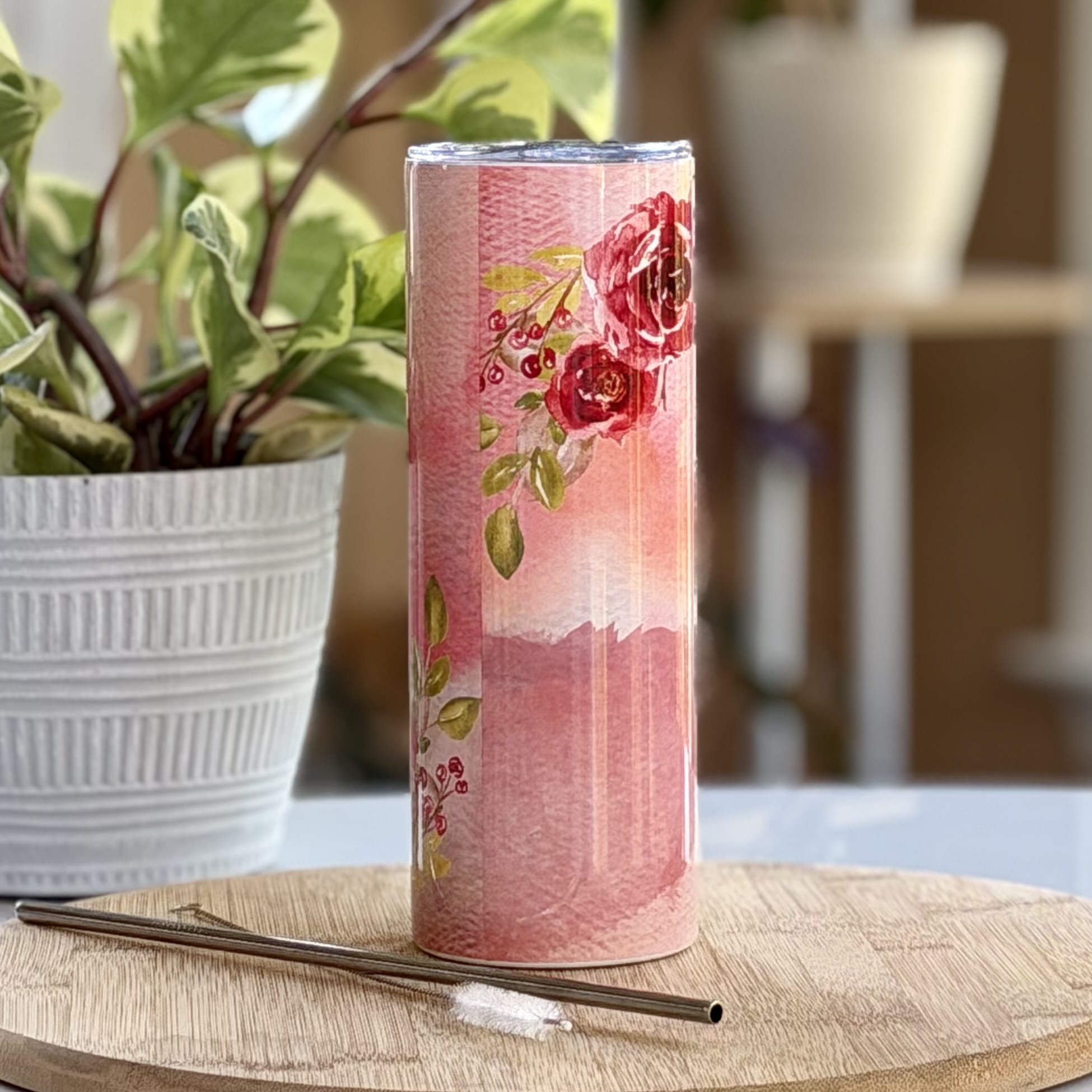 "Strength & Dignity - Proverbs 31:25" Tumbler - Image 3