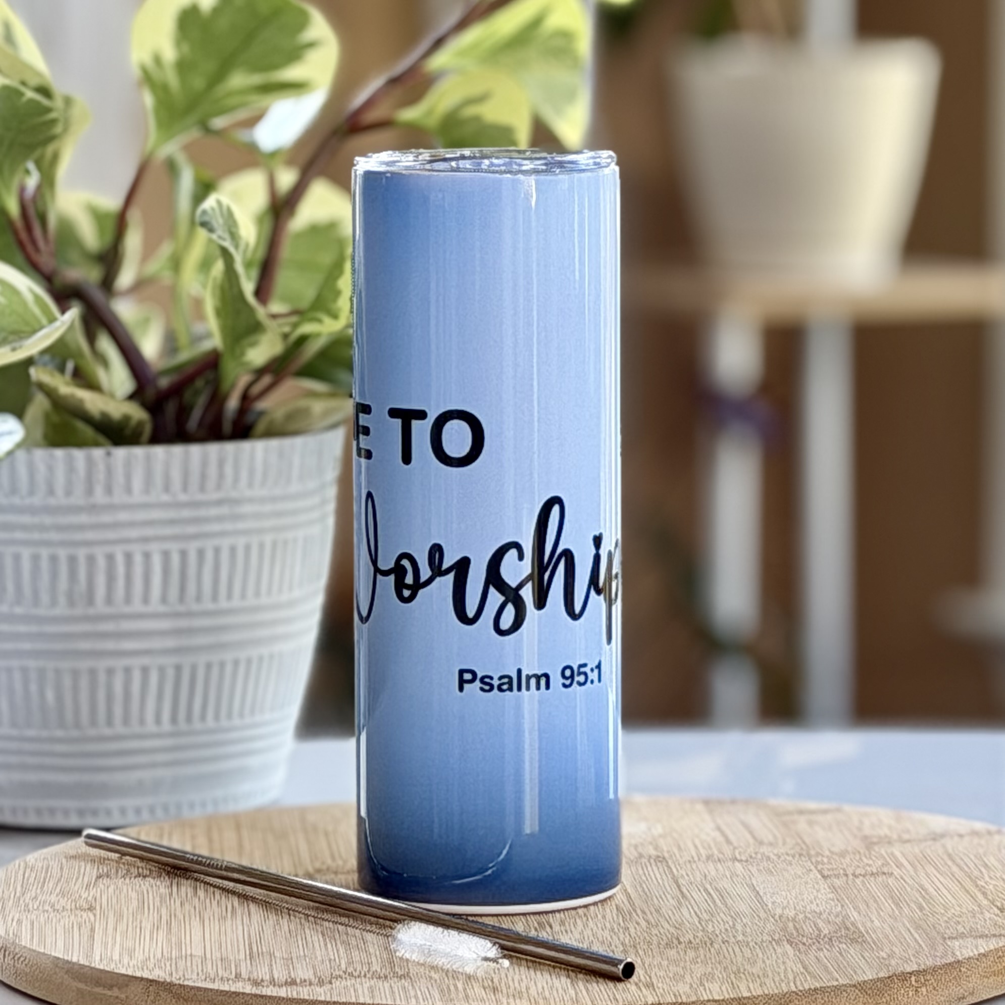 "Made To Worship" Tumbler - Image 2